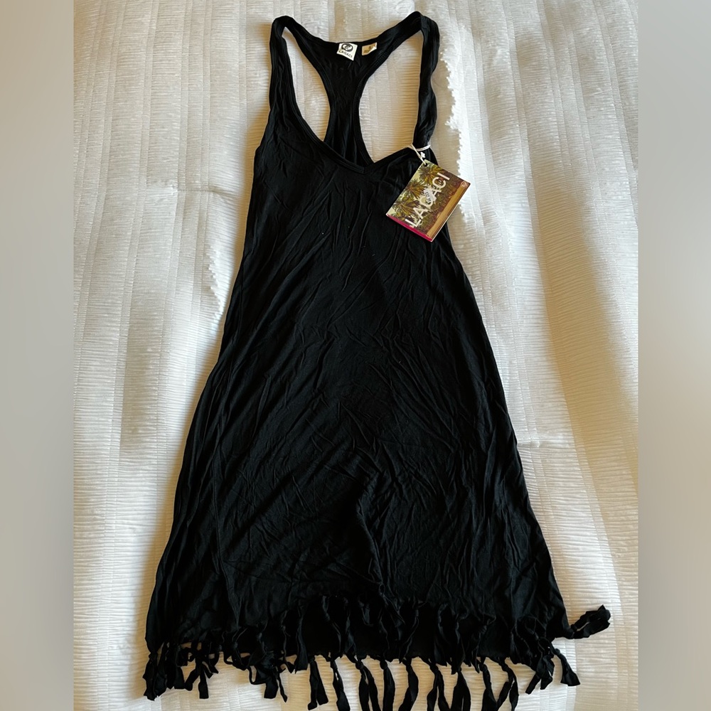 Lagaci Black Dress